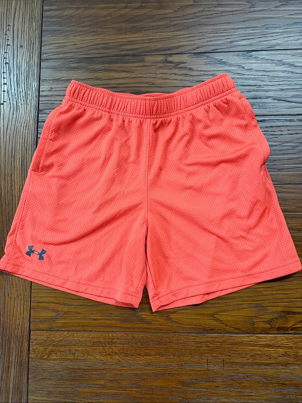 Under Armour Boys Orange Performance Athletic Shorts